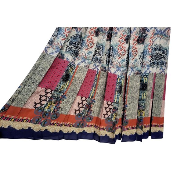 G. Label by GOOP Patchwork Cat Pleated Skirt - Picture 7 of 15